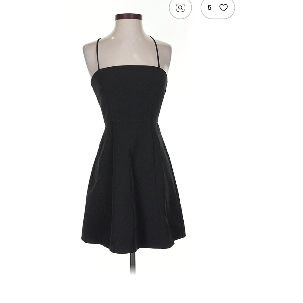 Gianni Bini Black Mini Dress with Spaghetti Straps